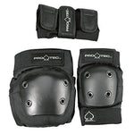 Pro-Tec Jr 3 Pk Pad Set Black