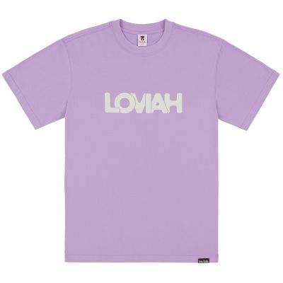 Loviah Overlap Tee Violet