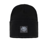 Magenta Brutalista Beanie Black