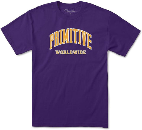 Primitive Collegiate Worldwide Tee Purple