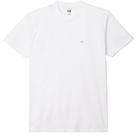 Obey Geometric Power Canvas Tee White