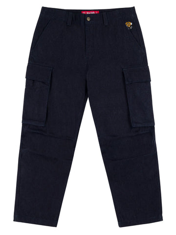 Loviah Cargo Denim Pants Raw Indigo