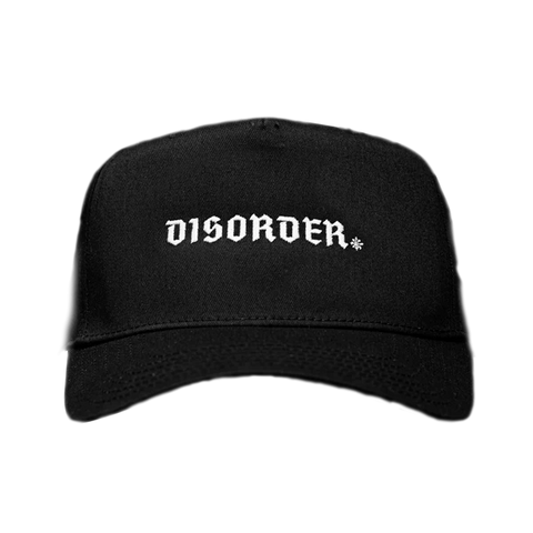 Disorder Snapback Wordmark Black