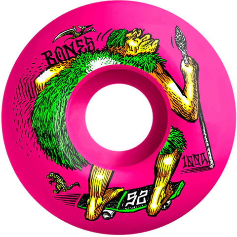 Bones Wheels Og 100's Neonderthal V4 Wide 100A