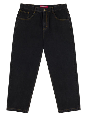 Loviah 5 Pocket Denim Pants Blacked Washed