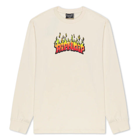 Ripndip L/S Shirt Scary Cute Natural