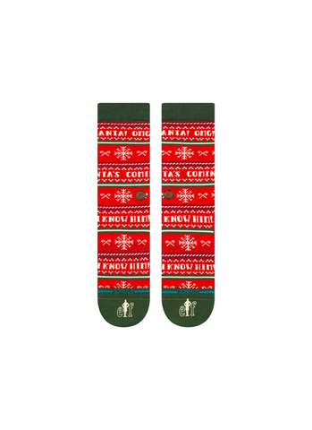 Stance Socks FTPA I Know Him Crew Red