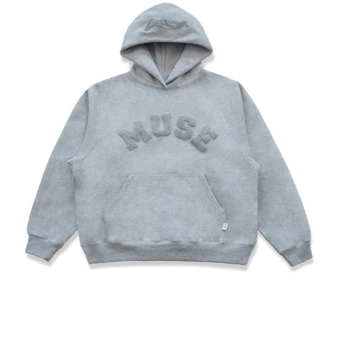 Muse Heavyweight Chenille Hoodie Heather Grey