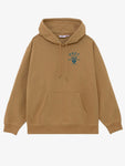 Obey Lotus With Hands Fleece Hoodie Warm Taupe