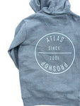 Atlas Round Logo Hoodie Grey