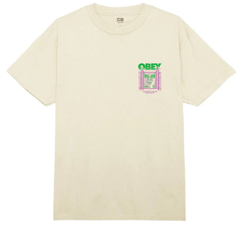 Obey Chain Link Fence Icon Tee Cream